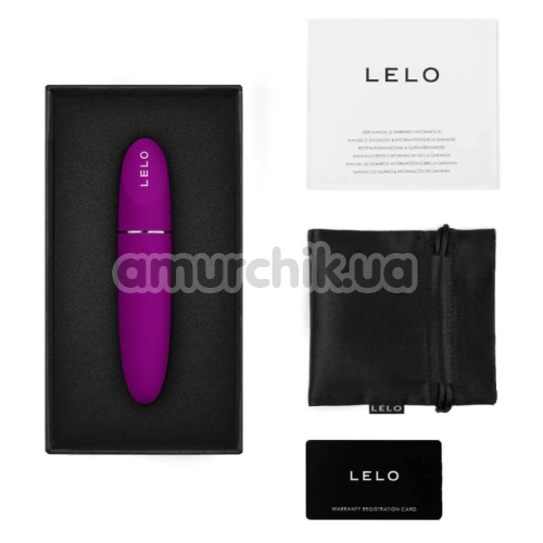 Вібратор Lelo Mia 3 Deep Rose (Лело Міа 3 Діп Роуз), пурпурний