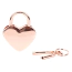 Набор из 2 замков с ключами Liebe Seele Heart-Shaped Lock, розово-золотой - Фото №1