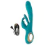 Вибратор Sweet Smile Rabbit Vibrator With Thrust Function And G-Spot Stimulation, бирюзовый - Фото №9