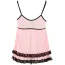 Комплект Cottelli Lingerie Babydoll and String розовый: комбинация + трусики-стринги - Фото №5