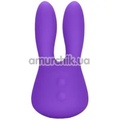 Кліторальний вібратор Silicone Marvelous Bunny, фіолетовий - Фото №1