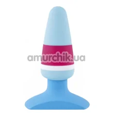 Анальная пробка FeelzToys Plugz, голубая - Фото №1