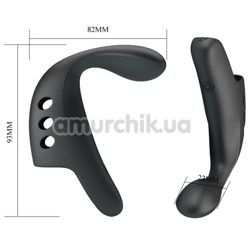Вибратор на палец Pretty Love Fingering Vibrator Gorgon, черный