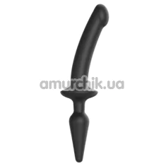 Фалоімітатор з анальною пробкою Strap-On-Me Switch Plug-In Dildo S, чорний - Фото №1