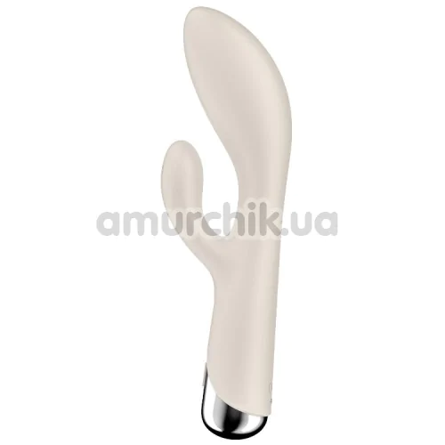 Вибратор c ротацией Satisfyer Spinning Rabbit 1, белый
