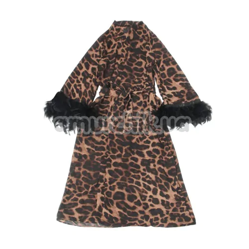 Пеньюар Star Night Sexy Leopard Long Sleeve Robe, леопардовий