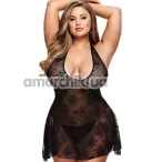 Сукня Lace Keyhole Mini Dress (модель 3182), чорна - Фото №1