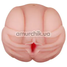 Искусственная вагина и анус с вибрацией French Lady 009022, телесная - Фото №1