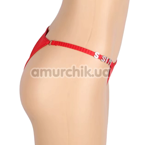 Трусики Star Night Miss Rhinestone Panties, красные