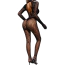 Комбинезон Star Night High Neck Leopard Bodystocking, черный - Фото №10