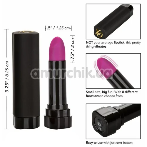 Кліторальний вібратор Hide And Play Lipstick, фіолетовий