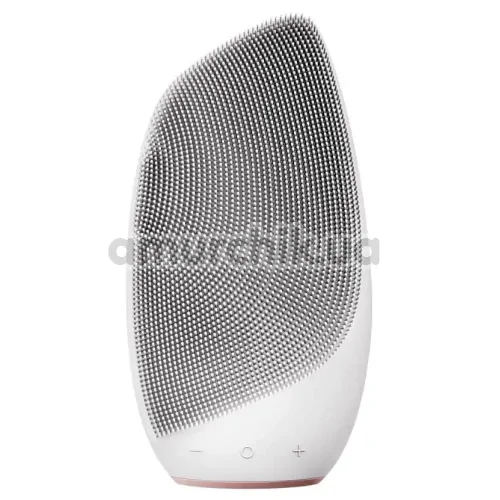 Ультразвуковая щетка для лица Geske Sonic Thermo Facial Brush 6 in 1, кремовая