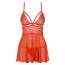 Комплект JSY Sexy Lingerie JS228167, червоний: пеньюар + трусики-стрінги - Фото №5