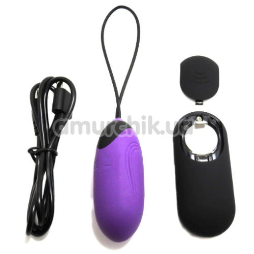 Виброяйцо Virgite Remote Controll Egg G3, фиолетовое