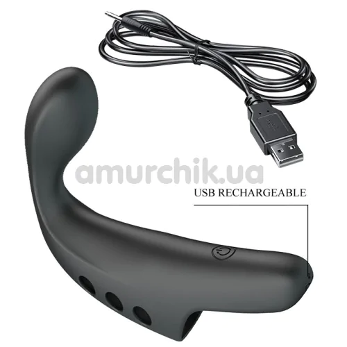 Вибратор на палец Pretty Love Fingering Vibrator Gorgon, черный
