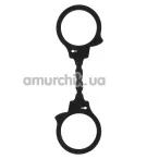 Наручники Stretchy Fun Cuffs, черные - Фото №1