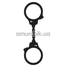 Наручники Stretchy Fun Cuffs, чорні - Фото №1
