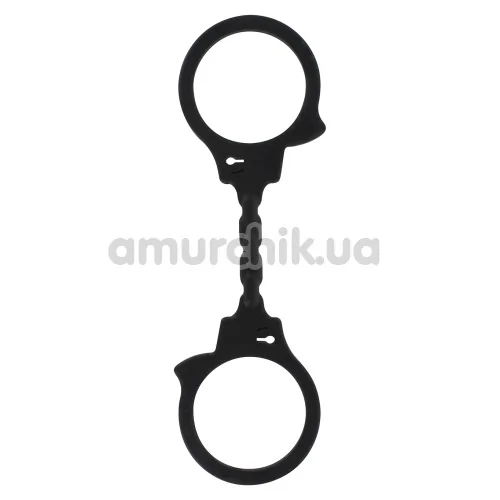 Наручники Stretchy Fun Cuffs, черные - Фото №1