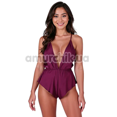 Боді Passion Free Your Senses Sensie, бордове - Фото №1 Боді Passion Free Your Senses Sensie, бордове - Фото №1