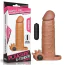 Насадка - удлинитель пениса с вибрацией Lovetoy Pleasure X-Tender Series LV1061, коричневая - Фото №6
