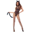 Костюм кошечки JSY Sexy Lingerie 5803, леопардовый: боди + ушки + колготки - Фото №1