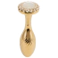 Анальная пробка Lockink Sevanda Pearl Pear-Shape Anal Plug, золотая - Фото №3
