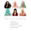 Перука Leg Avenue Retro Bang Curly Bob Wig, біла - Фото №6