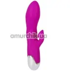 Вибратор XouXou Super Soft Silicone Sucking Vibrator, розовый - Фото №1