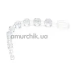 Анальний ланцюжок Extreme Pure Gold X-10 Beads, прозора - Фото №1