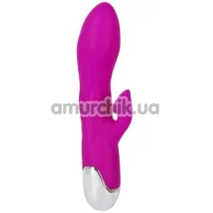 Вібратор XouXou Super Soft Silicone Sucking Vibrator, рожевий - Фото №1