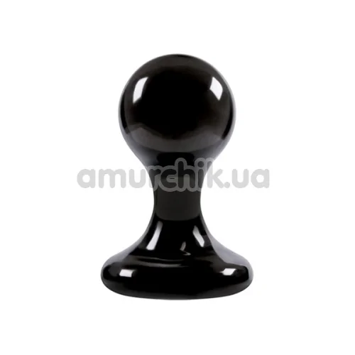 Анальна пробка Luna Balls Medium, чорна - Фото №1