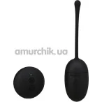 Виброшарик Ultra Seven Remote Control Egg, черный - Фото №1
