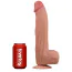 Фаллоимитатор Sliding-Skin Dual Layer Dong King Sized 12, телесный - Фото №8