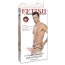 Подвійний страпон 6 Inch Double Penetrator Hollow Strap - On, тілесний - Фото №6