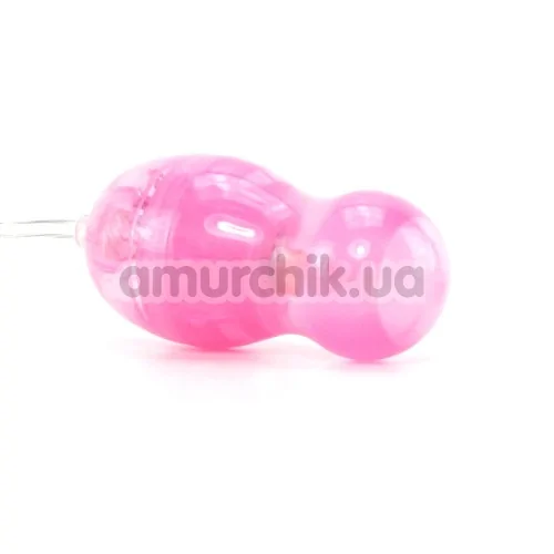 Виброяйцо Lighted Shimmers LED Teaser, розовое