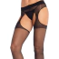 Колготки Leg Avenue Sheer Suspender Pantyhose, черные - Фото №4