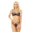 Комплект SoftLine Collection Ann cиний: бюстгальтер + трусики-стринги - Фото №1