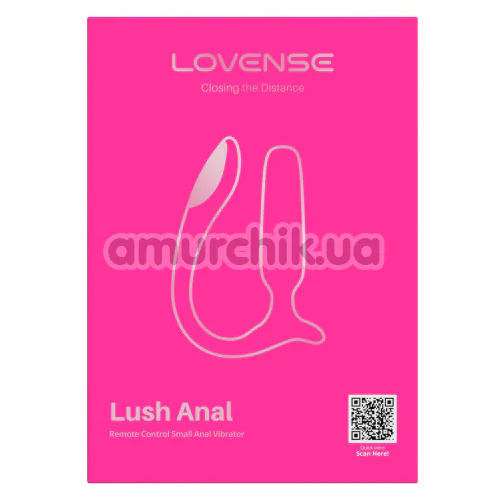 Анальна пробка з вібрацією Lovense Lush Anal, рожева