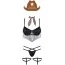Костюм шерифа Obsessive Cowgirl 832-CST-1 - Фото №3