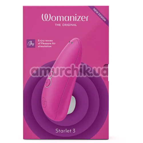 Симулятор орального секса для женщин Womanizer Starlet 3, розовый