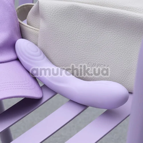 Вібратор для точки G з поштовхами і підігрівом Svakom Selena, фіолетовий