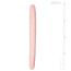 Подвійний фалоімітатор Easy Toys Double Ended Dildo 40, тілесний - Фото №3