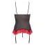 Комплект Cottelli Collection Lingerie 2632012 чорний: пеньюар+ трусики-стрінги - Фото №5