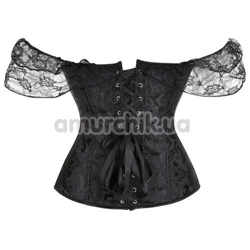 Корсет Star Night Women Lace Short Sleeve Corset, черный