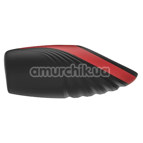 Мастурбатор с вибрацией и подогревом Mr. Pleasure Heating Suck Machine, черно-красный