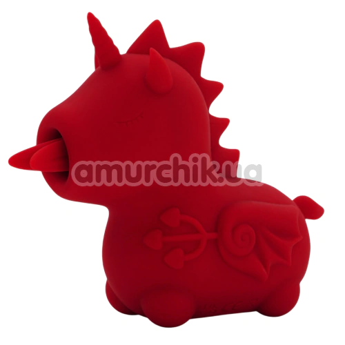 Вібратор Unihorn Blaze Diablo, червоний
