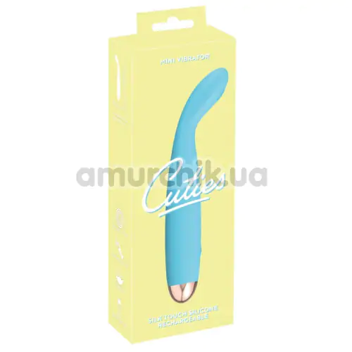Вібратор для точки G Mini Vibrator Cuties 551120, блакитний