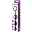 Вагинальные шарики тройные A-Toys Pleasure Balls 3.5 см, фиолетовые - Фото №6