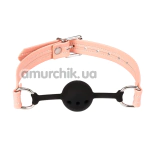 Кляп Liebe Seele Dark Candy Breathable Silicone Ball Gag, рожевий - Фото №1