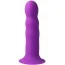 Фалоімітатор Solid Love Premium Silicone Ribbed Dildo, фіолетовий - Фото №1